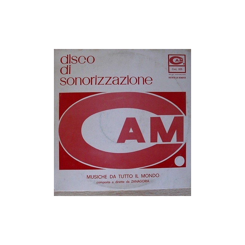 Zanagoria - Musiche da tutto il mondo CML 005