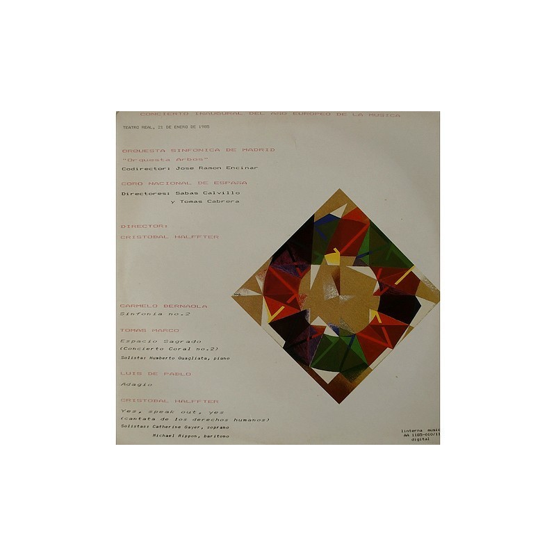 Various Artists - Concierto inaugural... AA 1185-010/11