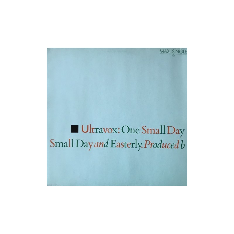Ultravox - One Small Day (Special Re-Mix) 601 171