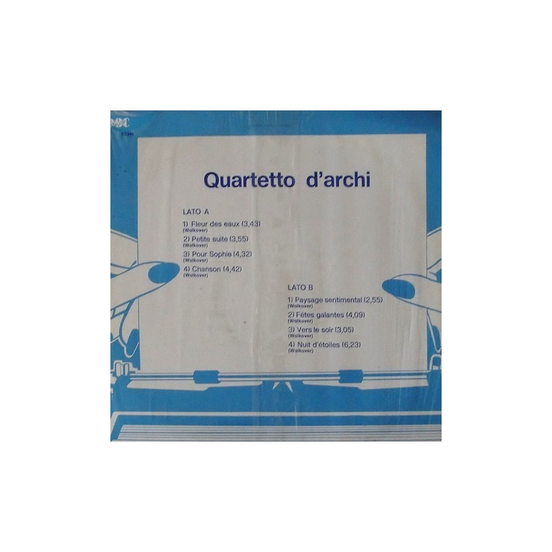 Walkover - Quartetto D'archi LP. 08348