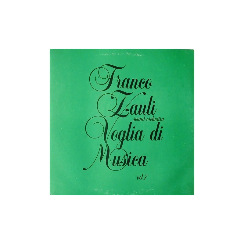 Franco Zauli - Voglia di Musica LP 089140
