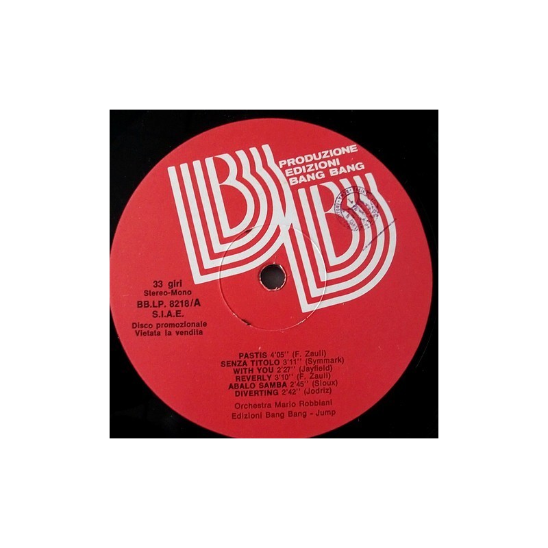 Mario Robbiani - orchestra BB.LP.8218