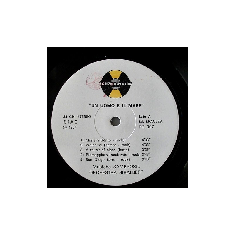Orchestra Siralbert - Un uomo e il mare PZ 007
