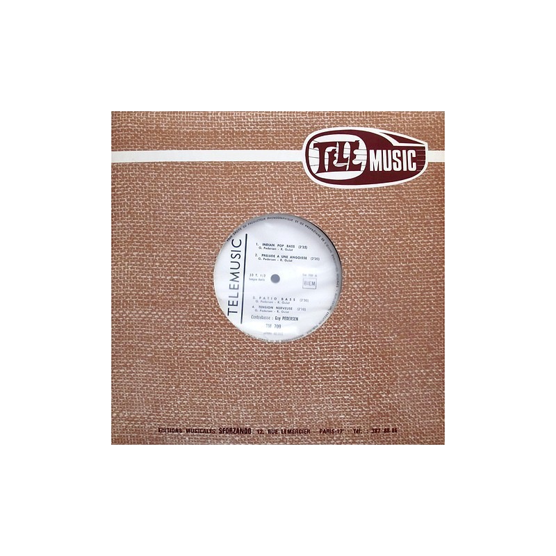 Guy Pedersen - Indian Pop Bass TM 709