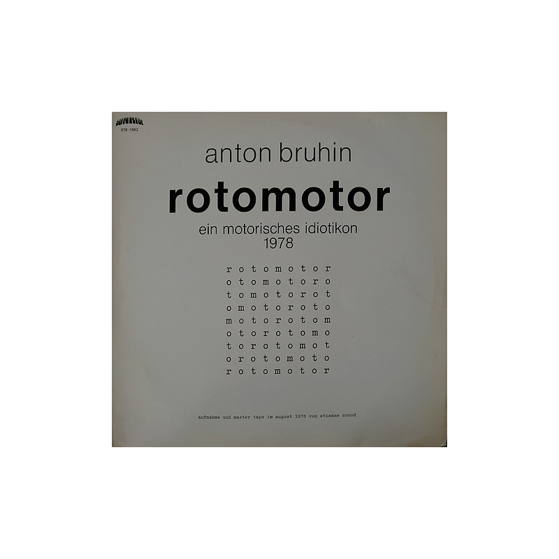 Anton Bruhin - Rotomotor 078-1962