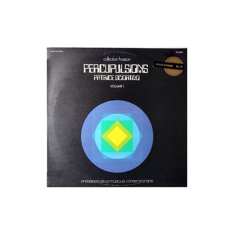 Patrice Sciortino - Percupulsions Vol.1 MC 8002