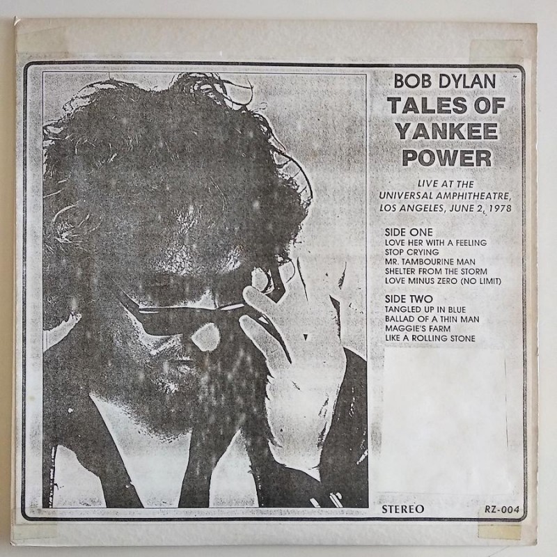 Bob Dylan - Tales Of Yankee Power EF6339