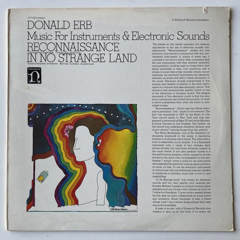 Donald Erb - Music for Instruments and Electronic sounds H-71223