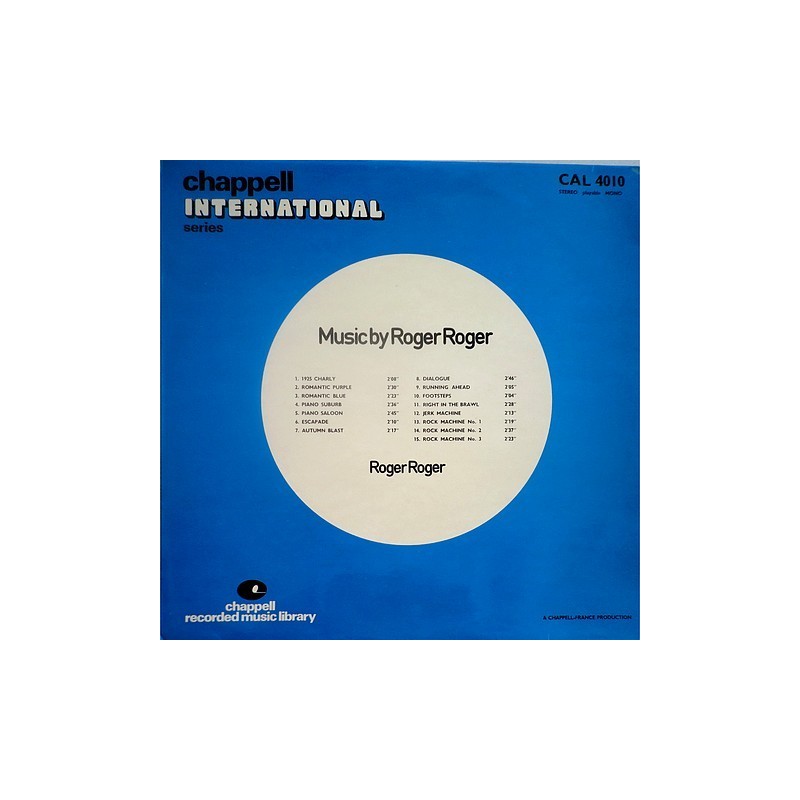 Roger Roger - Music by Roger Roger CAL 4010