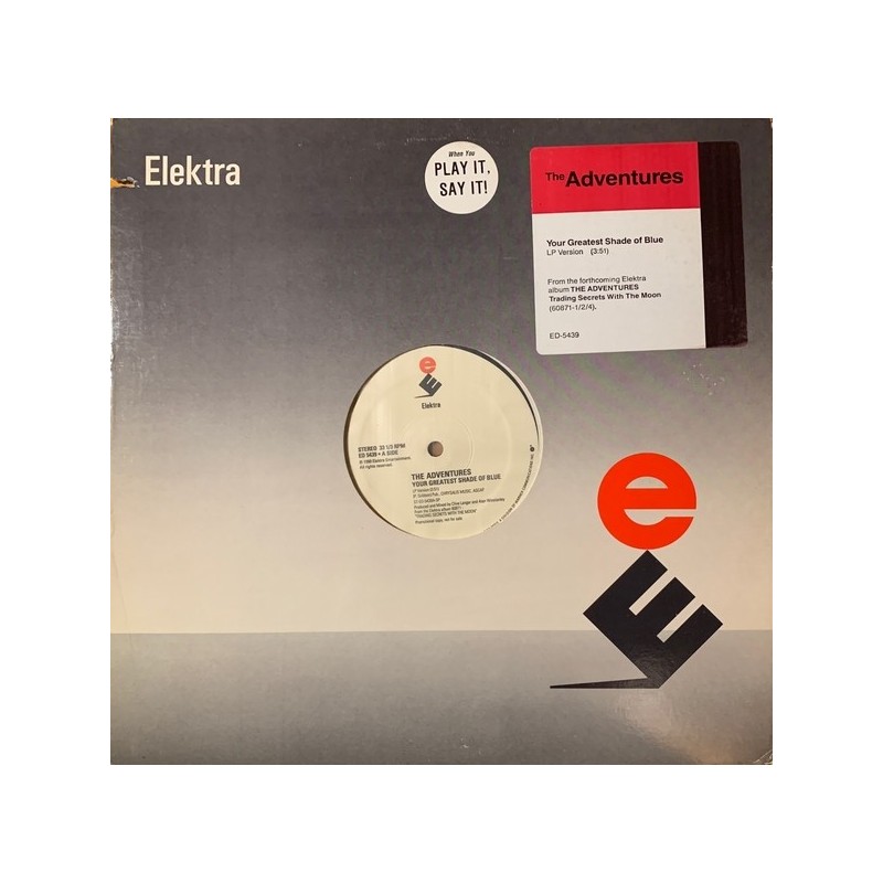 The Adventures - Your Greatest Shade Of Blue (PROMO) ED 5439