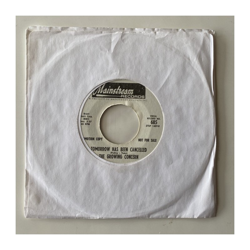 The Growing Concern - A Boy I once knew well 685