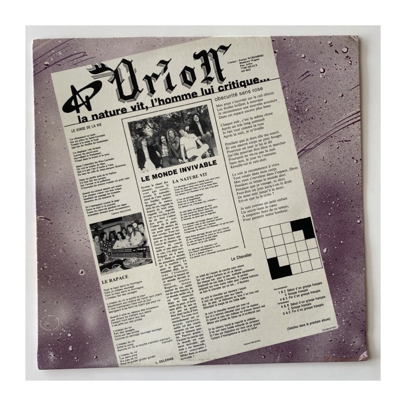 Orion - La Nature Vit