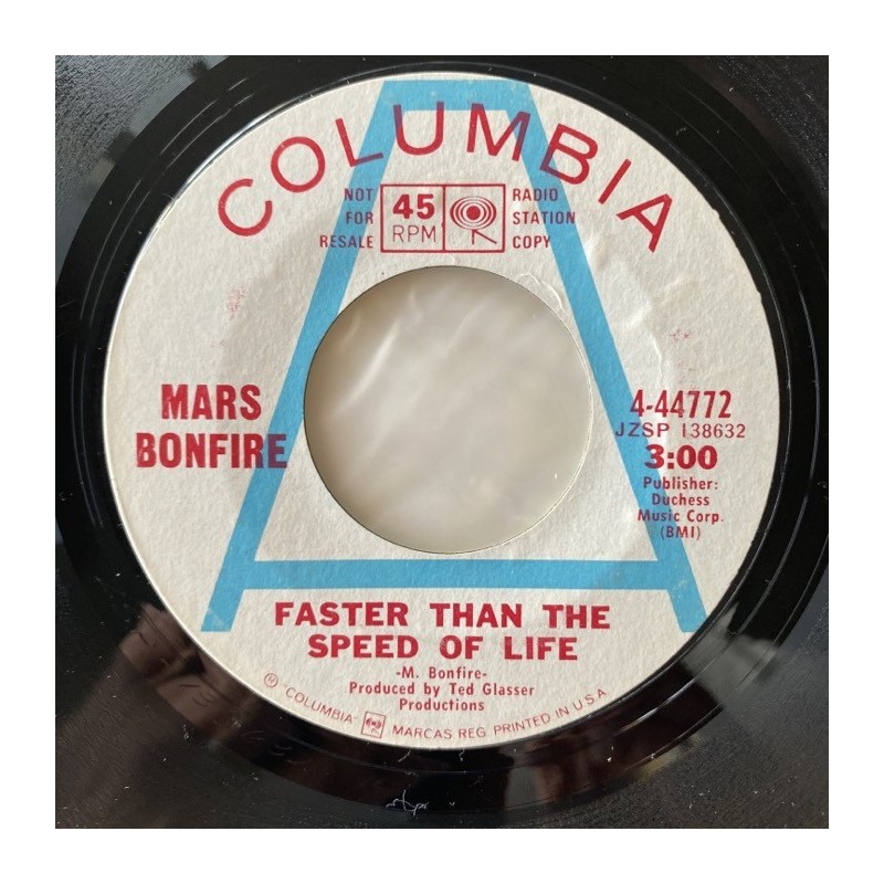 Mars Bonfire - Faster than the speed of life 4-44772