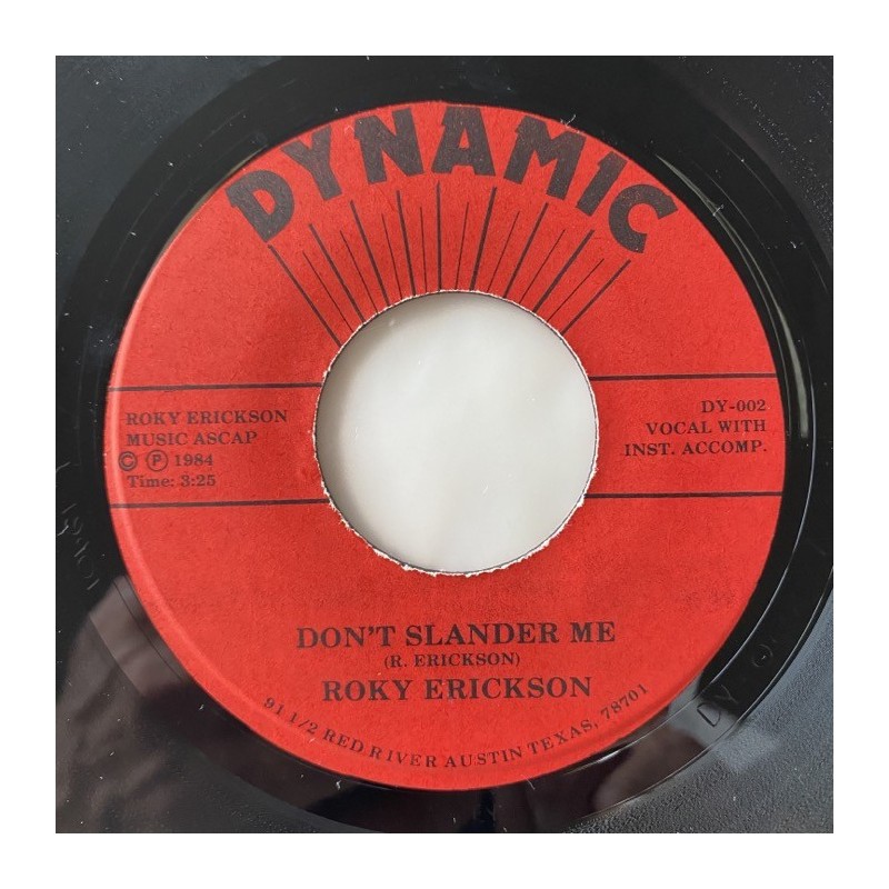 Roky Erickson - Don't slander me DY-002