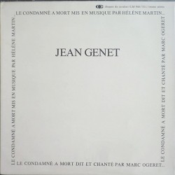 Jean Genet - Le condamne a mort LM 940