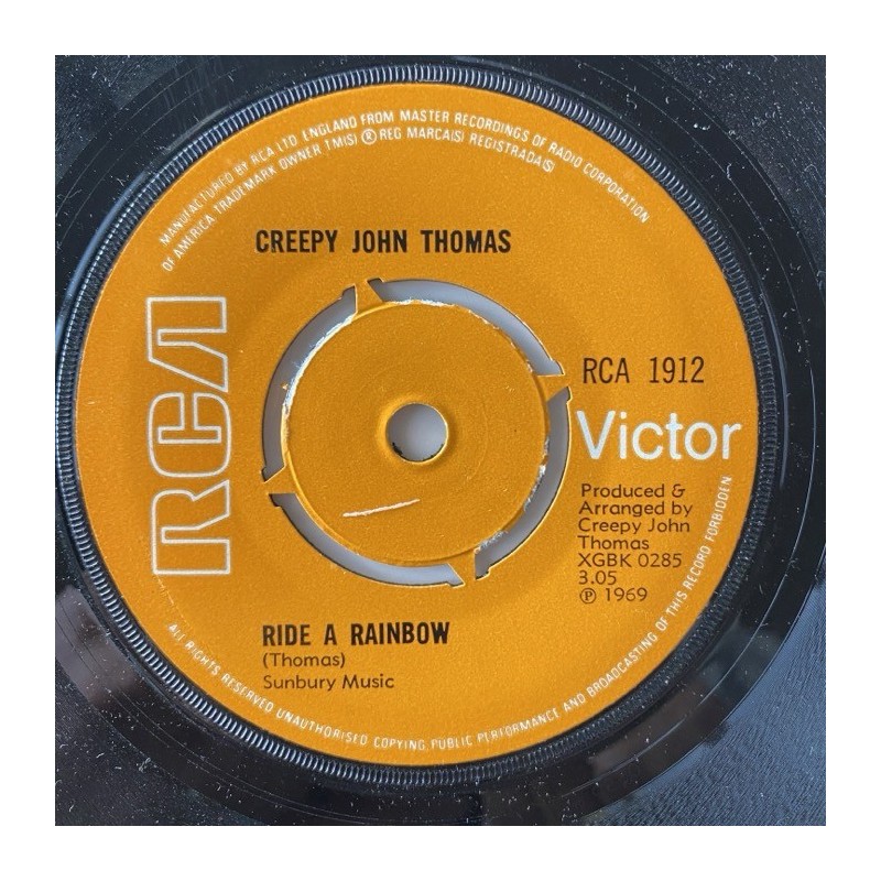 Creepy John Thomas - Ride a Rainbow RCA 1912