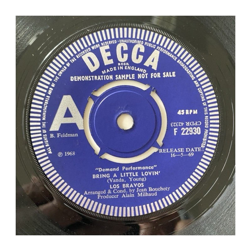 Los Bravos - Black is Black F 22930