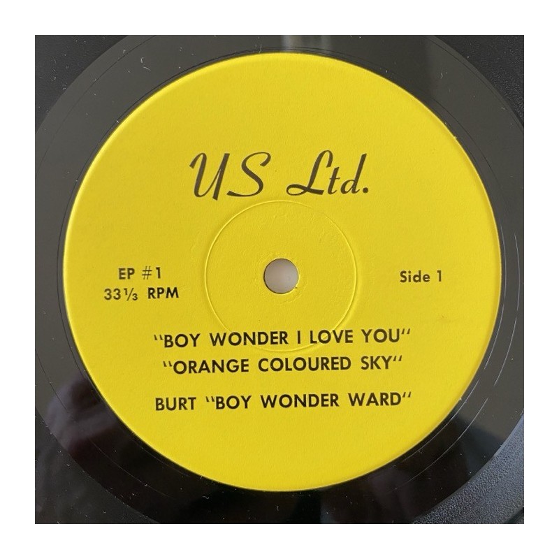 Burt “Boy Wonder Ward” - Boy Wonder I love you EP #1