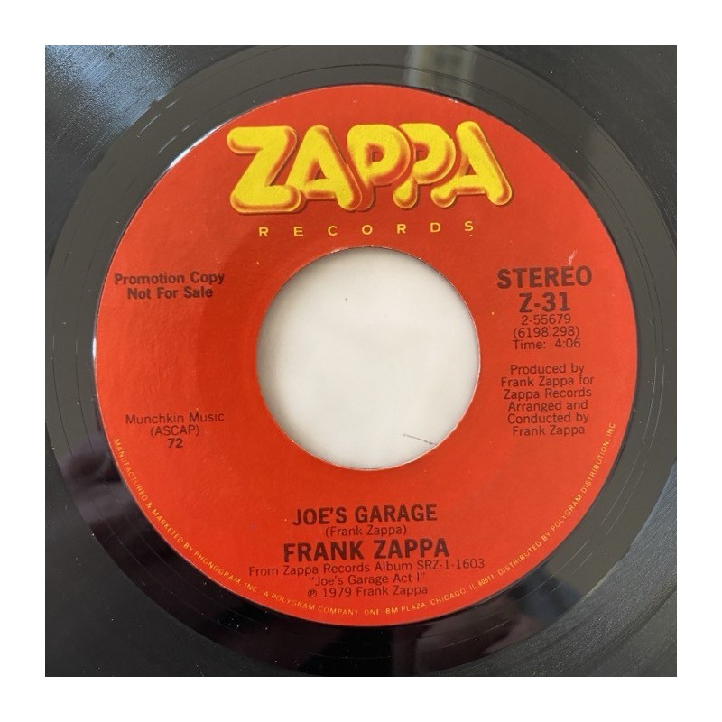 Frank Zappa - Joe’s Garage Z-31