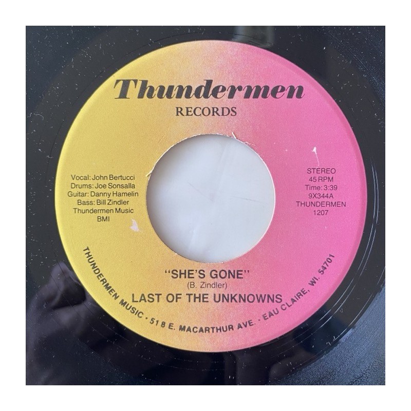 Last of the Unknowns - She’s Gone 1207