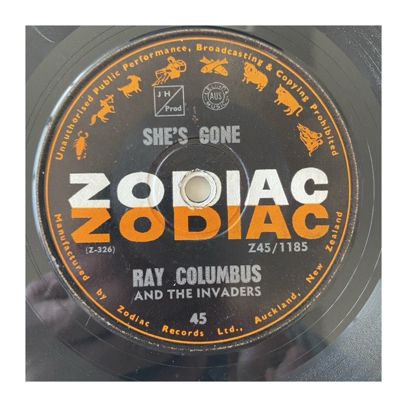 Ray Columbus and the Invaders - YO-YO Z45/1185