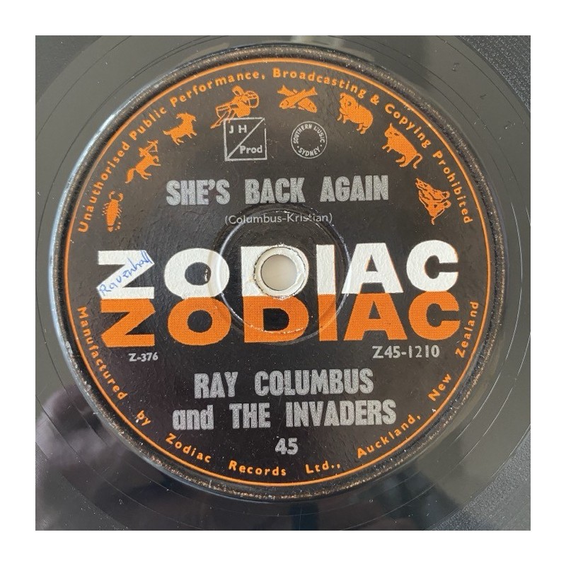 Ray Columbus and the Invaders - Till we kissed Z45/1210