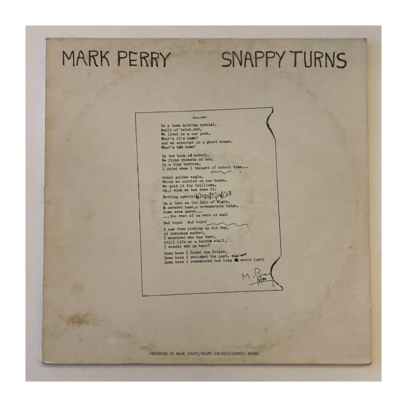 Mark Perry - Snappy Turns DLP 06