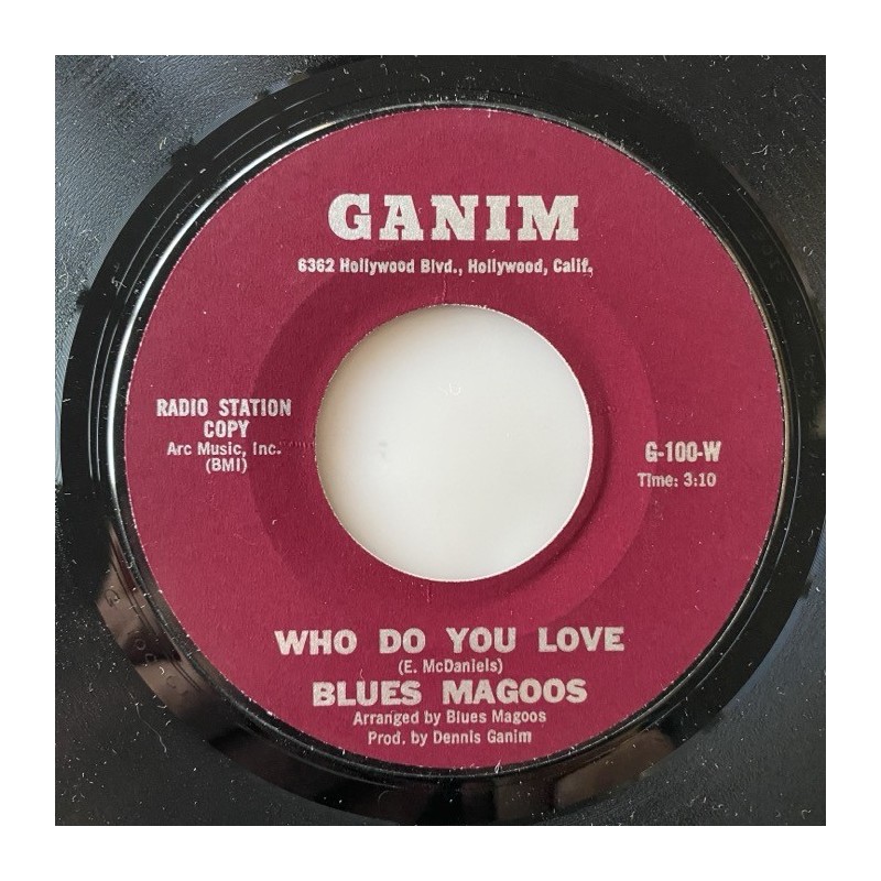Blues Magoos - Who do you Love G-100-W