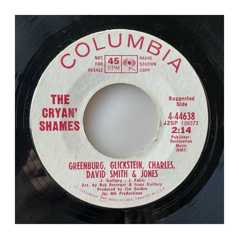 The Cryan Shames - Greenburg