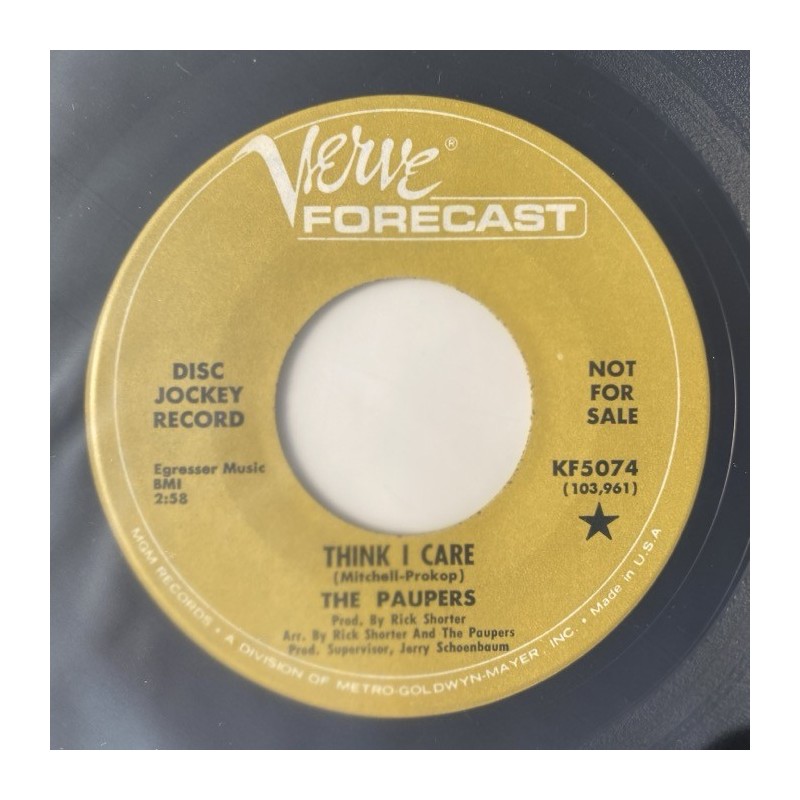 The Paupers - Think I Care KF5074