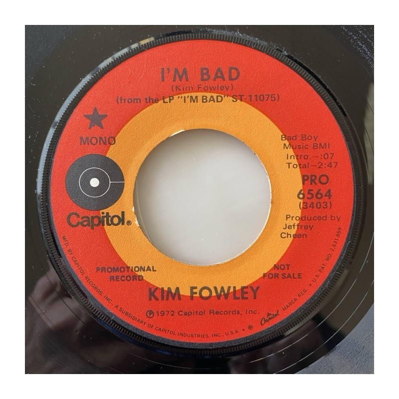 Kim Fowley - I’m Bad P-3403