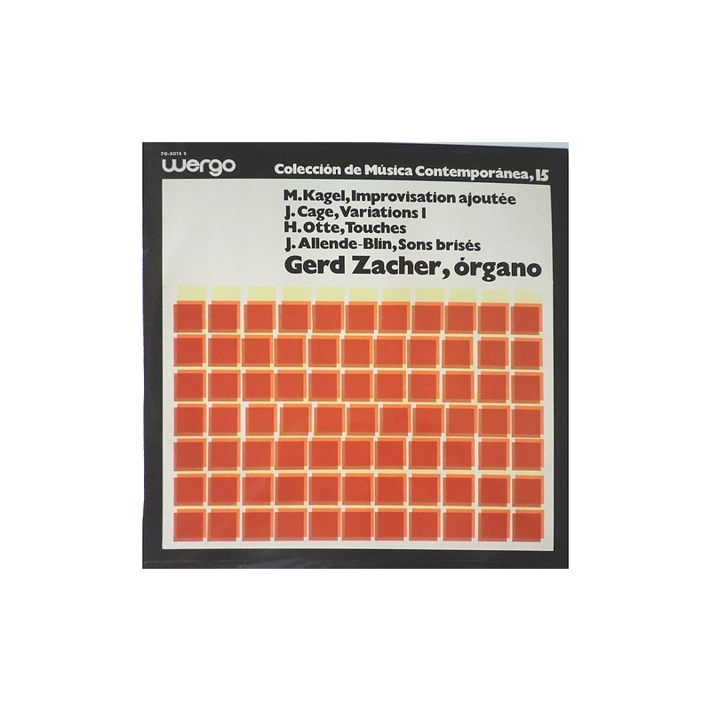 Gerd Zacher - Coleccion de musica contemporanea