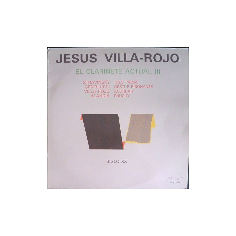 Jesus Villa-Rojo - el Clarinete Actual (I) S 20002