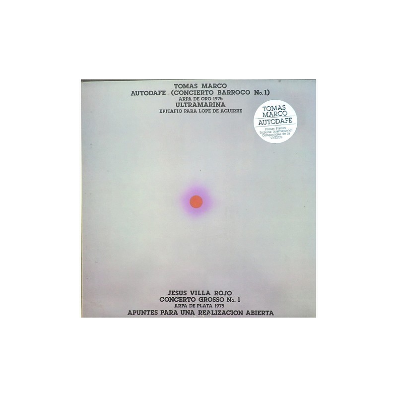 Tomas Marco / Jesus Villa Rojo - Autodafe / Ultramarina RL-35107