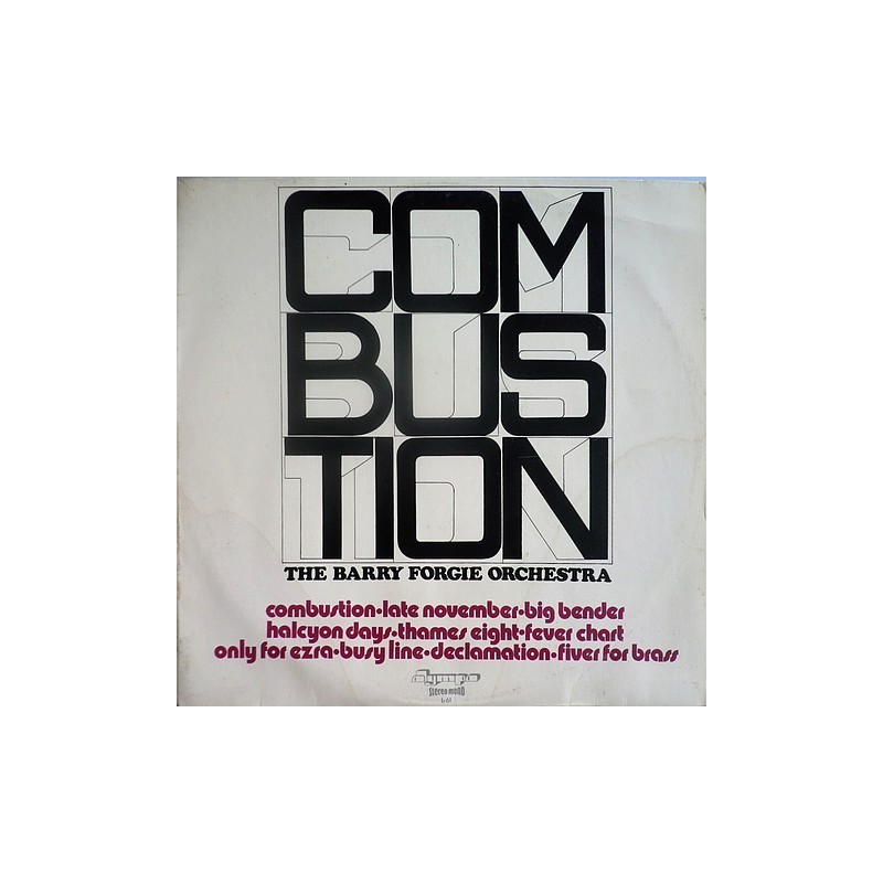 Barry Forgie Orchestra - Combustion L-61