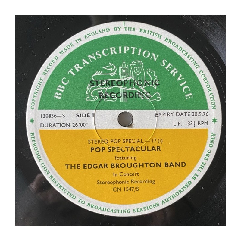 Edgard Broughton Band - Pop Spectacular CN 1547/S