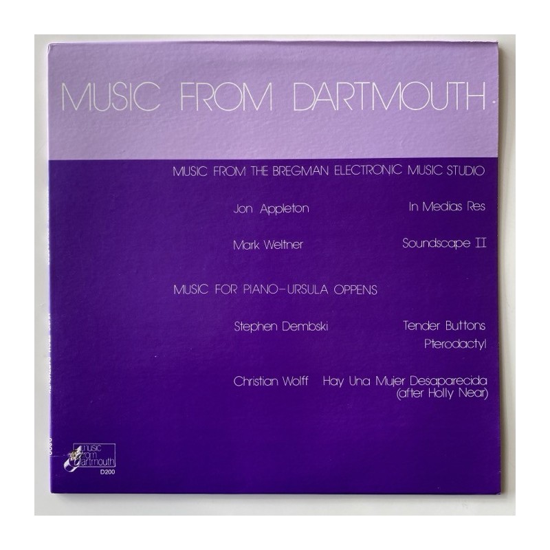 Dartmouth Composers - Music from Dartmouth D200