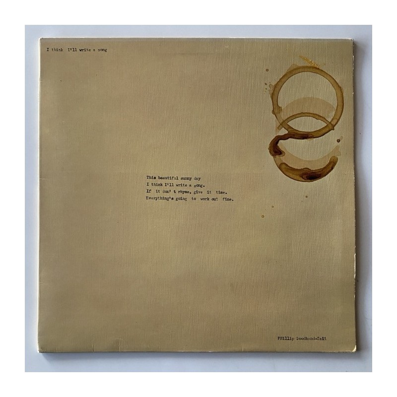 Phillip Goodhand-Tait - I think I’ll write a song DJLPS.416