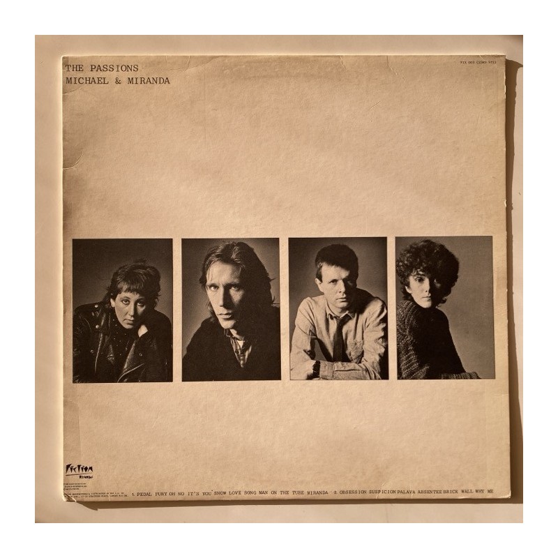 The Passions - Michael & Miranda FIX 003