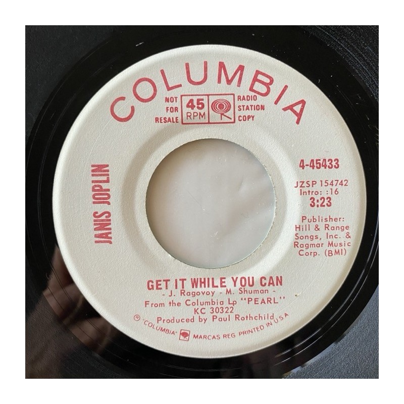 Janis Joplin - Get it while you can 4-45433