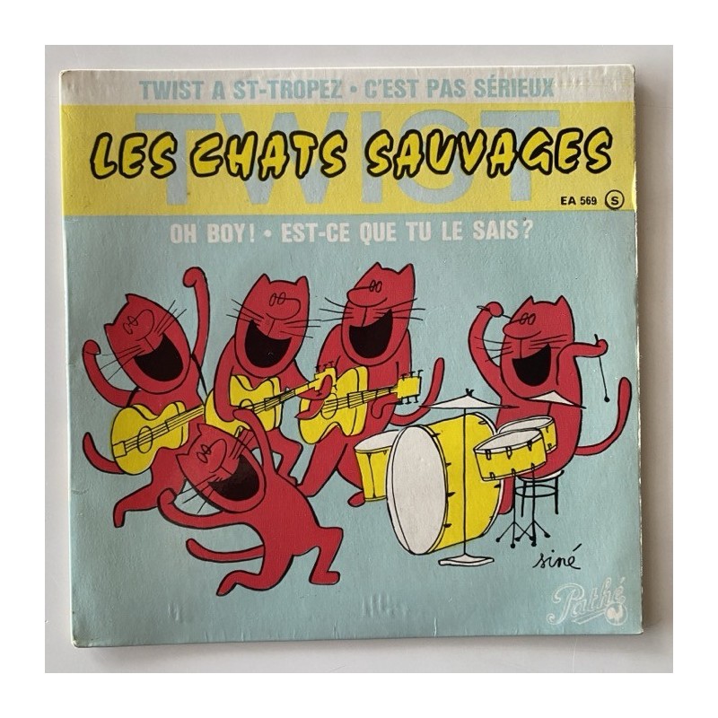 Les Chats Sauvages - Twist a Saint-Tropez 45 EA 569