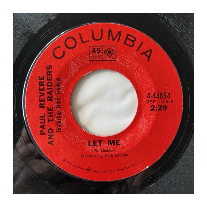 Paul Revere and the Raiders - Let Me 4-44854
