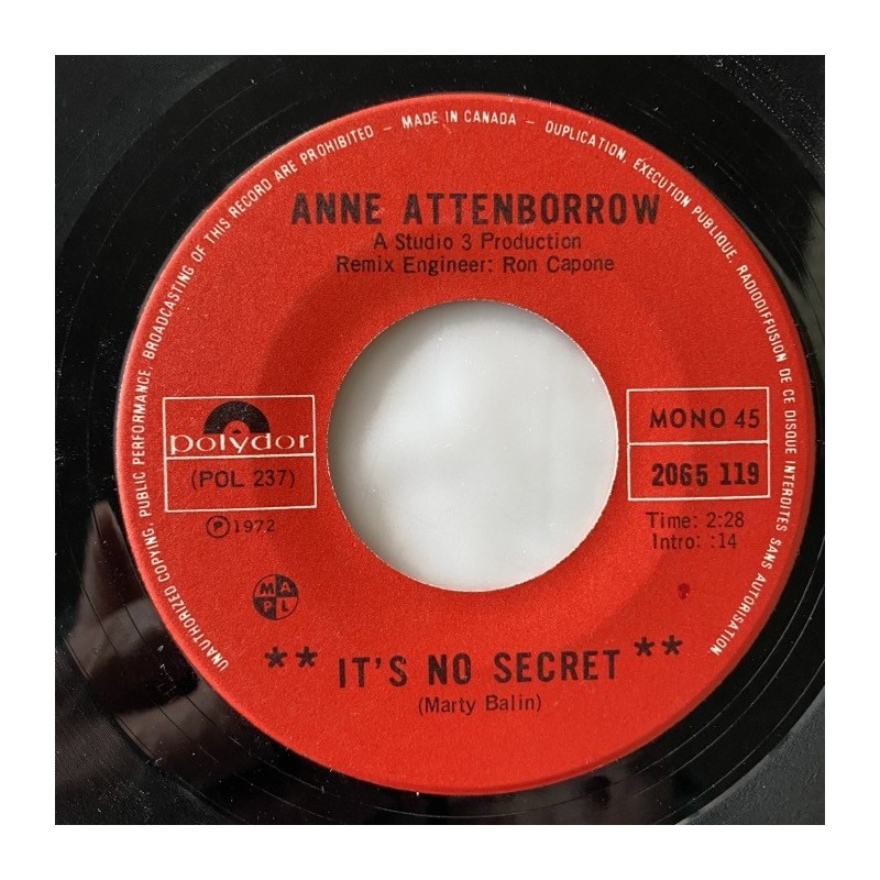 Anne Attenborrow - It’s no Secret 2065 119