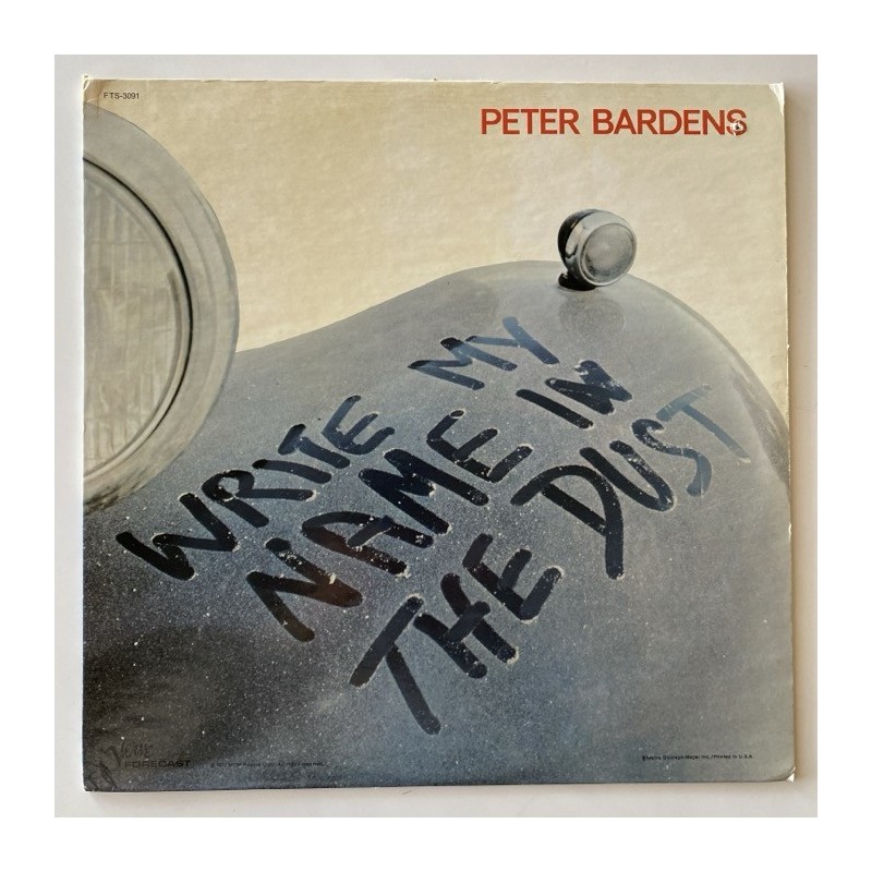 Peter Bardens - Write my name in the Dust FTS-3091