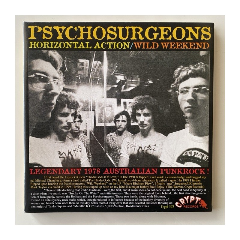 Psycho-Surgeons - Horizontal Action CR-102