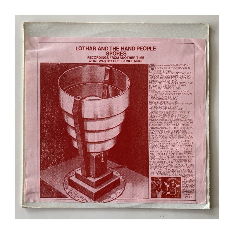 Lothar and The Hand People - Spores TAKRL 1937