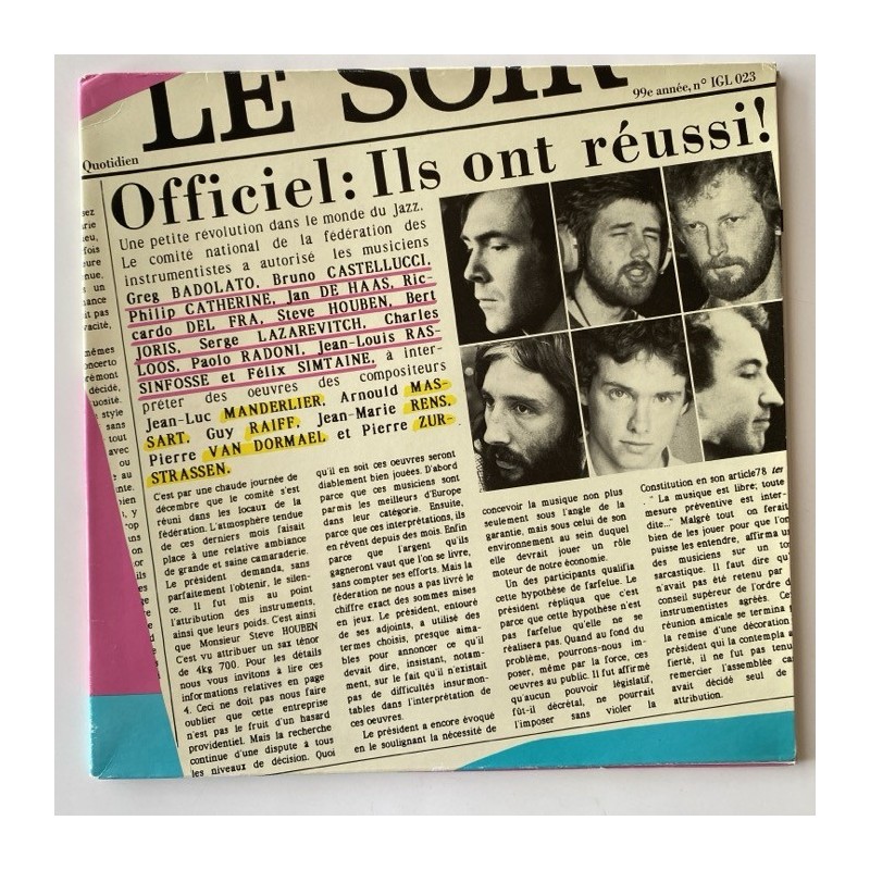 Various Artists - Compositeurs Belges IGL 023