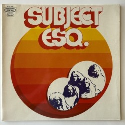 Subject Esq. - Subject Esq. EPC S 64 998