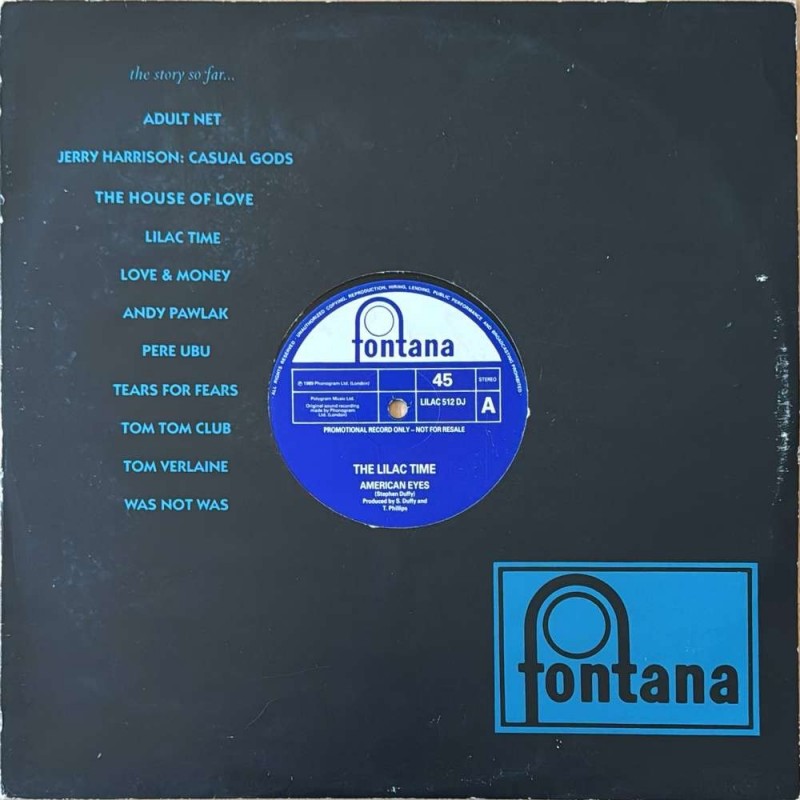 The Lilac Time - American Eyes (PROMO) LILAC 512 DJ