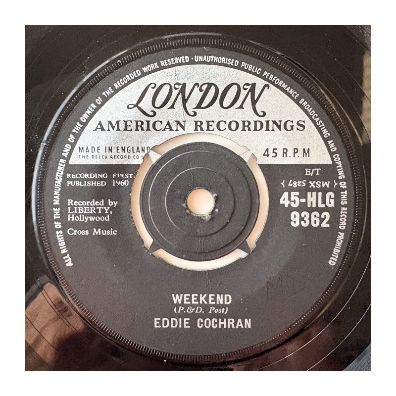 Eddie Cochran - Weekend 45-HLG 9362
